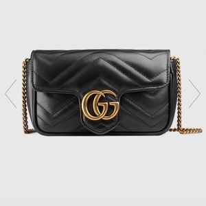 Black leather Gucci Mini Bag